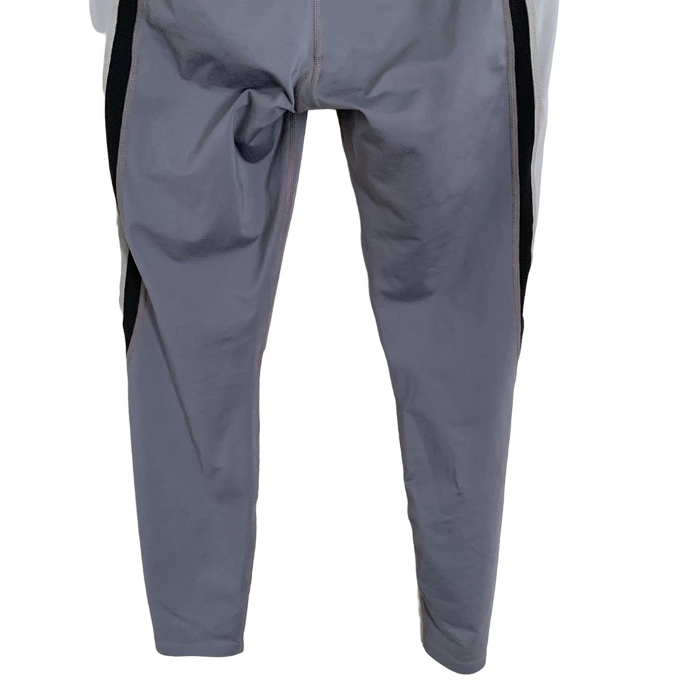 Athleta Spar Tight Running Color Block Gray Black… - image 6